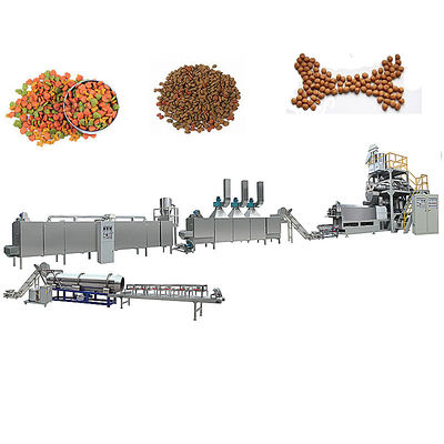 1000kg/h 容量 汎用ソリューションのための自動汎用犬用食品生産ライン