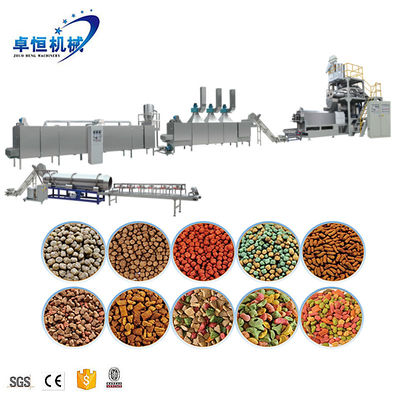 スクリュー材料 合金鋼38CrMoAl 1500 KG 自動猫犬ペットフード製造機