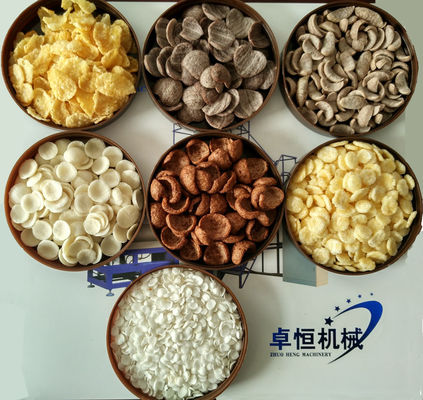 完全玉米 小麦チップス フレイク パフ スナック 食品 生産ライン エクストルーダー 製造 加工 機械