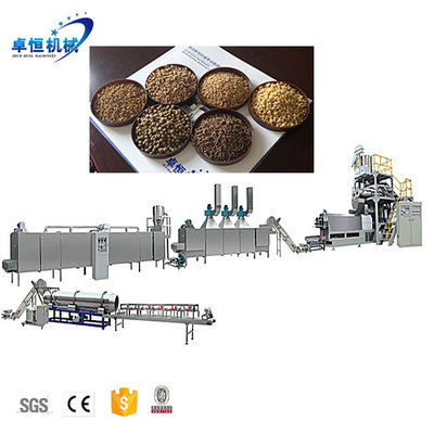 ダブルスクリューペット魚食器工場 魚食生産ライン