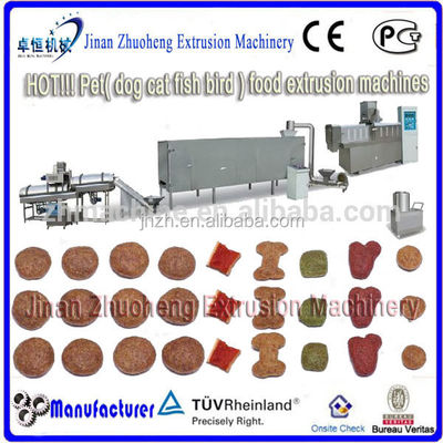 ステンレス鋼 ツインスクリューエクストルーダー ペットフード エクストルーションマシンライン ディーゼルエネルギー