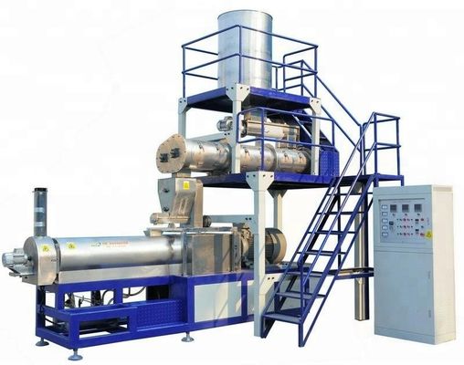 ステンレス鋼 ペットフード加工 エクストルーダーマシンライン シメンスモーターオプション