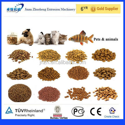 ステンレス鋼 ペットフード加工 エクストルーダーマシンライン シメンスモーターオプション