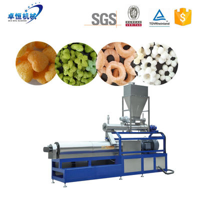 パーソナライズされた加工のための完全自動トウモロコシパフスナックエクストルーダー生産ライン