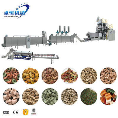 CAT 犬用ペレット製造 エクストルーダーマシン 完全な自動加工ライン