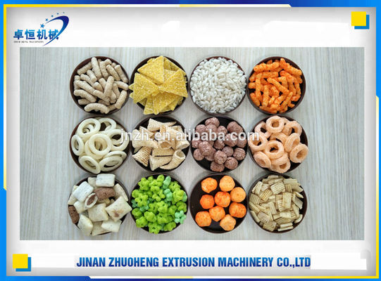 簡単な操作のための良いカスタマイズされた小パフコーンスナック食品エクストラダー製造機械