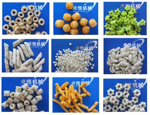簡単 スナック 生産 容量 200-250kg/h 自動 プーフィング スナック 製造 機械
