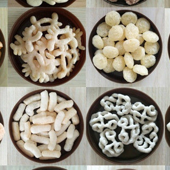 3000KG 工業用 脆い パフドトウモロコシチップス スナック 食品工場用 メーカー