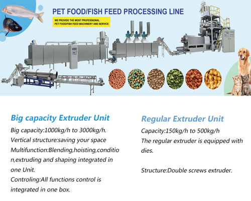 水産魚の飼料ペレット製造機械 食品にペットフードを浮かせて沈める