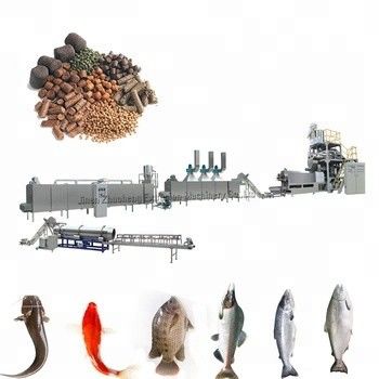 カスタマイズされたエネルギー-ツインスクリュー自動浮遊魚飼料エクストルーダー製造機械