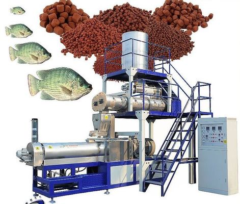 シルバー 浮遊し沈む魚飼料 高技術ペレットエクストルーダー機械