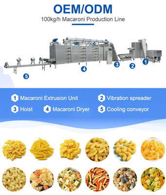 370*180*520mm パスタを作る機械 燃料とマカロニーの生産ライン